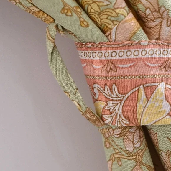 SOLD OUT Butterfly Fields Floral Pastel Casual Kimono Open Duster Wrap Coverup - Picture 5 of 11